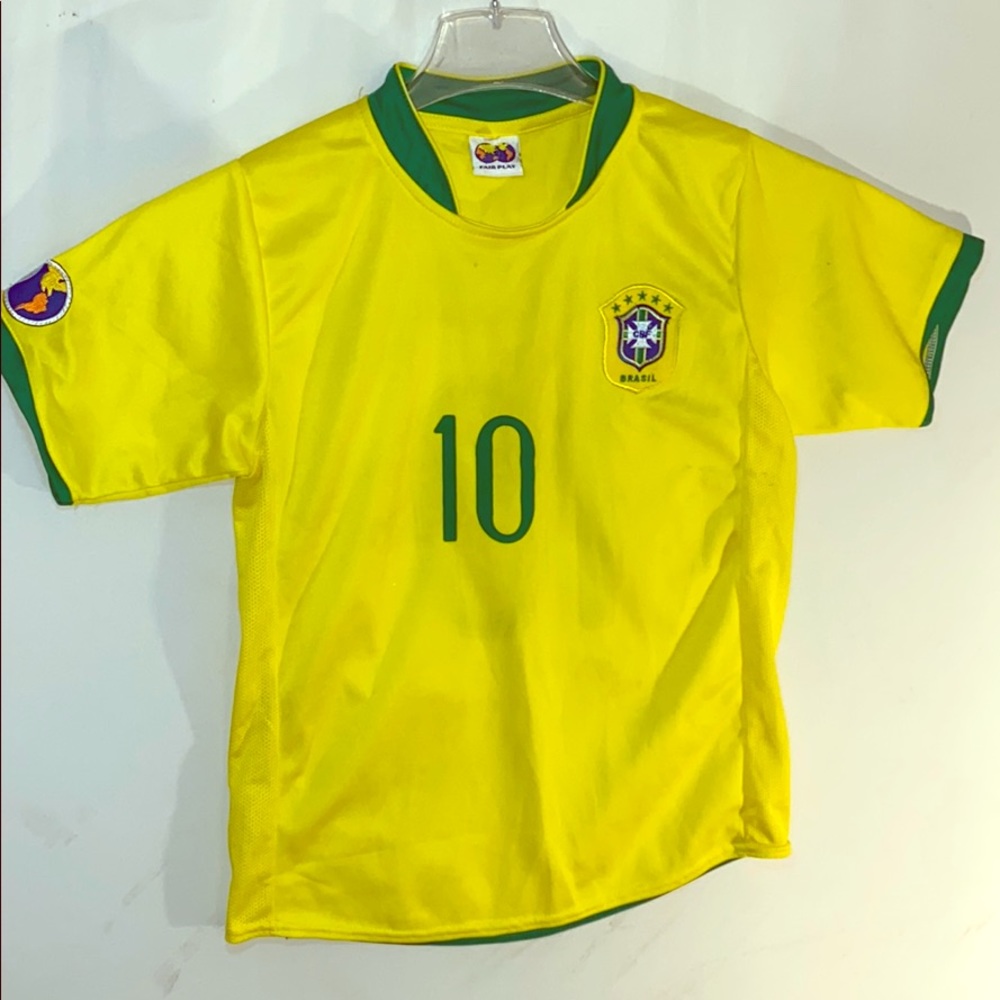 Fair Play Brasil Jersey number 10 Ronaldinho Sz 8